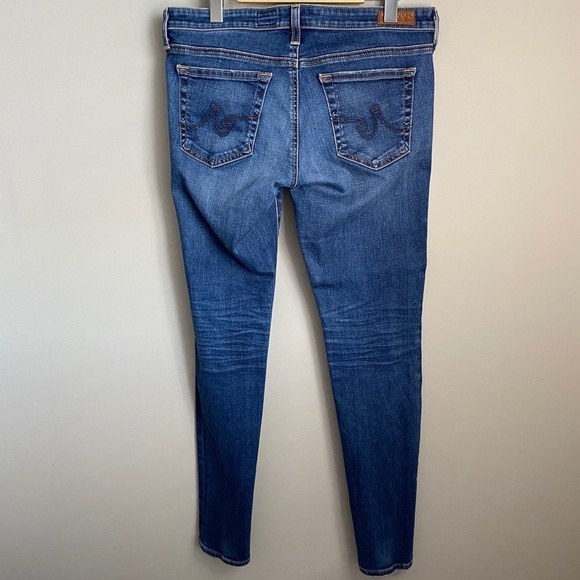 AG Adriano Goldschmied Blue Straight Leg Jeans - Picture 6 of 13